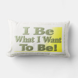 Tur design om "jag BE" T-Shirt Dekorativ kudde Tri