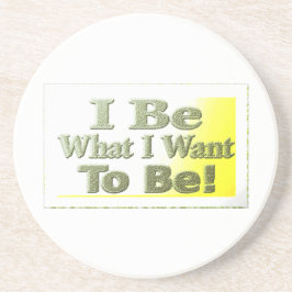 Tur design om "jag BE" T-Shirt Dekorativ kudde Tri Underlägg