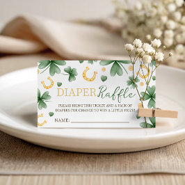 Tur-Diaper Lotteri Insert Tilläggskort