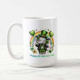 Tur elefant regnbåge charm kaffemugg
