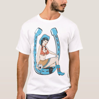 Tur för dam för pokerpinupflicka tee shirt