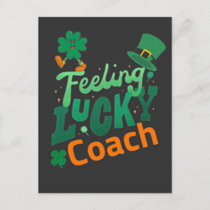 Tur för irländskt saint patrick's day vykort