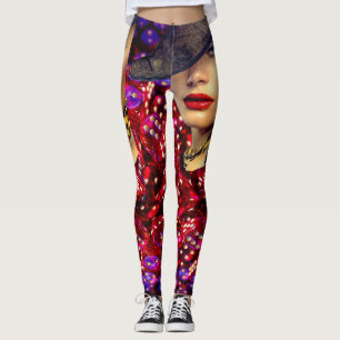 Tur för Las Vegas kasinodam med tärning Leggings