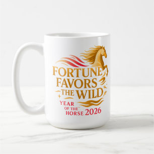 Tur Fördelar det Vilda Konst År för Hästen 2026 Kaffemugg