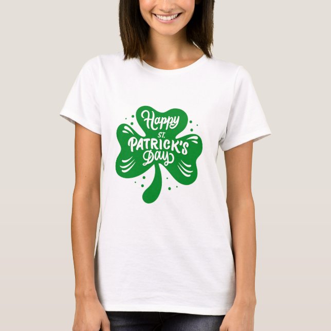 Tur-fyllda Saint patrick's day-erbjudanden! T Shirt (Framsida)