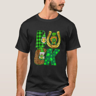 Tur Gnomes Leprechaun Shamrock Horse Shoes St Pat T Shirt