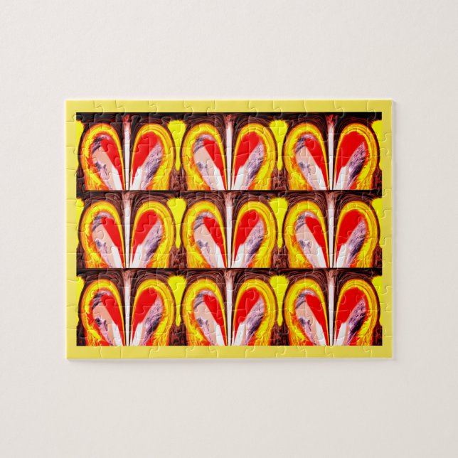 Tur hjärtan pussel (Horisontell)