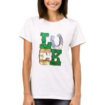 Tur HorseShoe Grönt Guld St patricks day