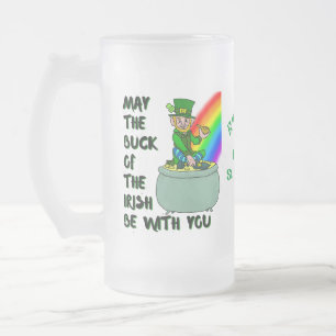 Tur i den irländska anpassningsbarna St Patrick's Frostat Ölglas