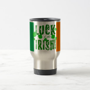 Tur i den irländska Gröntens Orange White Shamrock Resemugg