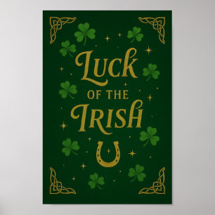 Tur i den irländska Poster St. Patrick's Day Art