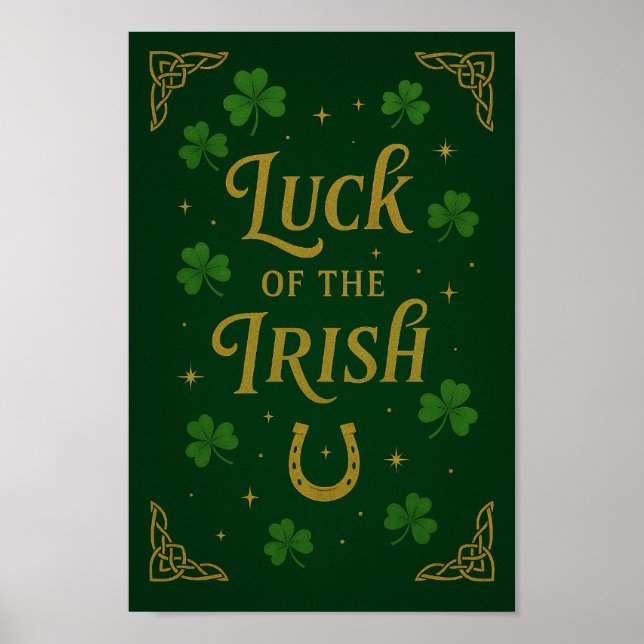 Tur i den irländska Poster | St. Patrick's Day Art (Framsidan)