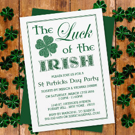 Tur i den irländska St. Patrick-Day-inbjudan Inbjudningar