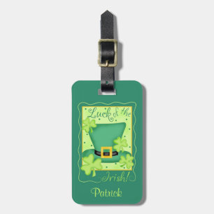 Tur i den irländska St. Patrick's Namn-Personligen Bagagebricka