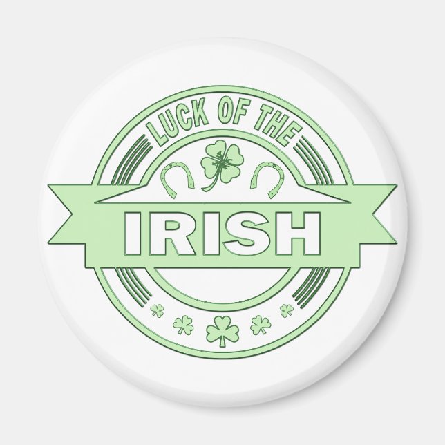Tur i det irländska St patrick's day Magnet (Framsidan)
