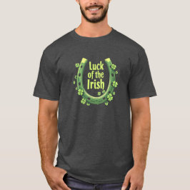 Tur i Irish Horseshoe Design T Shirt
