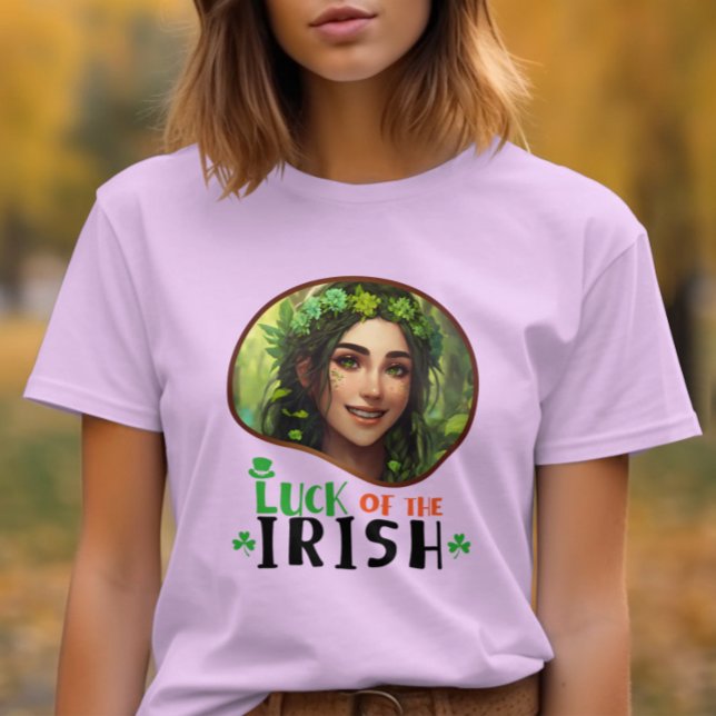 Tur i Irland - Shimering Shamrock T Shirt (Skapare uppladdad)