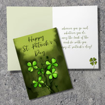 Tur i Irländska Klöver St patrick's day
