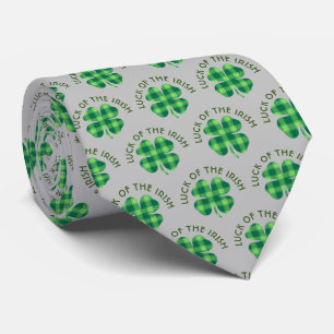 Tur i Irländska Klöver Tie Slips