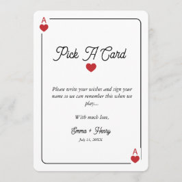 Tur i kärlek Grab a Card Display-kort Tack Kort