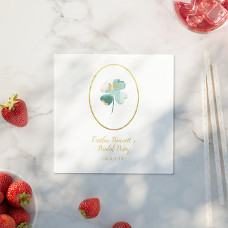 Tur i Kärlek Grönt St. Patrick's Day Möhippa Pappersservett