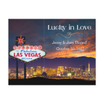 Tur i kärlek Las Vegas Elopement Annonsering