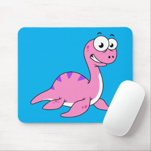 Tur illustration av Loch Ness Monster. Musmatta