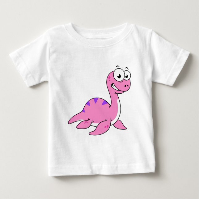 Tur illustration av Loch Ness Monster. T Shirt (Framsida)