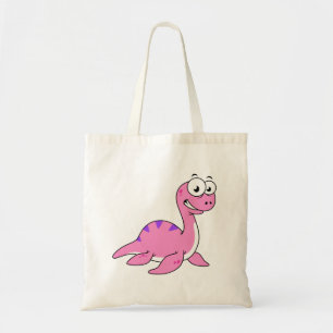 Tur illustration av Loch Ness Monster. Tygkasse
