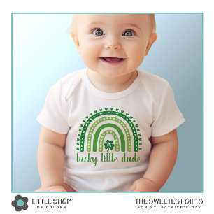 Tur liten kille regnbåge Shamrock St Patrick's dag T Shirt