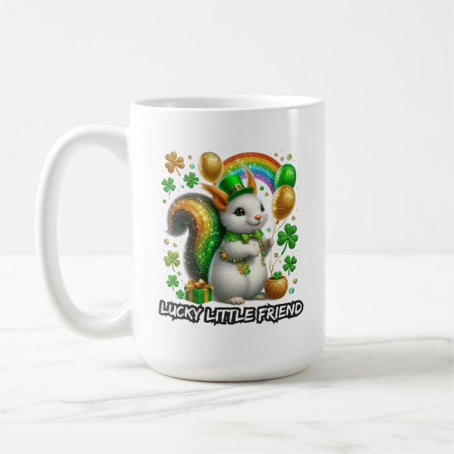 Tur liten vän ekorre kaffemugg (Vänster)