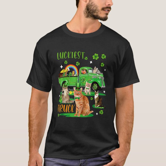 Tur Luckigaste St Patrick S Day Leprechaun Höna T Shirt (Framsida)