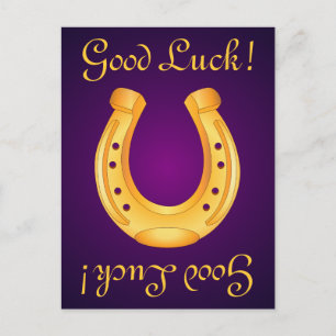 Tur Lucky Golden Horseshoe Lycka till Deep Purple Vykort