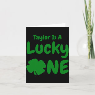 Tur Lucky One St Patricks Day 1:a födelsedagen Bab Kort