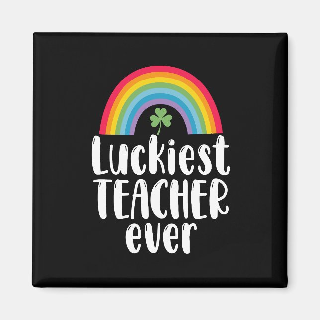 Tur lyckligaste läraren någonsin Skolpresent St Pa Magnet (Framsidan)