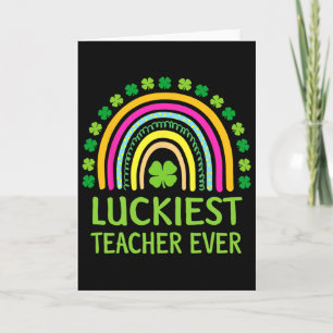Tur mest lyckosamma lärare någonsin St Patricks Da Kort