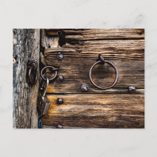 Tür mit Schloss Vykort (Framsida)