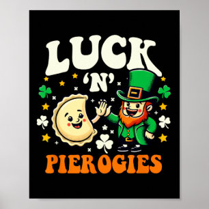 Tur N Pierogi Rolig Polska Irländsk St Patricks Da Poster
