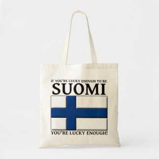 Tur nog att suomi Finlands Bag Tote Tygkasse