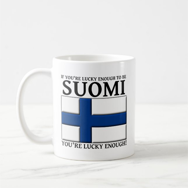 Tur nog att suomi finska Mugg (Vänster)