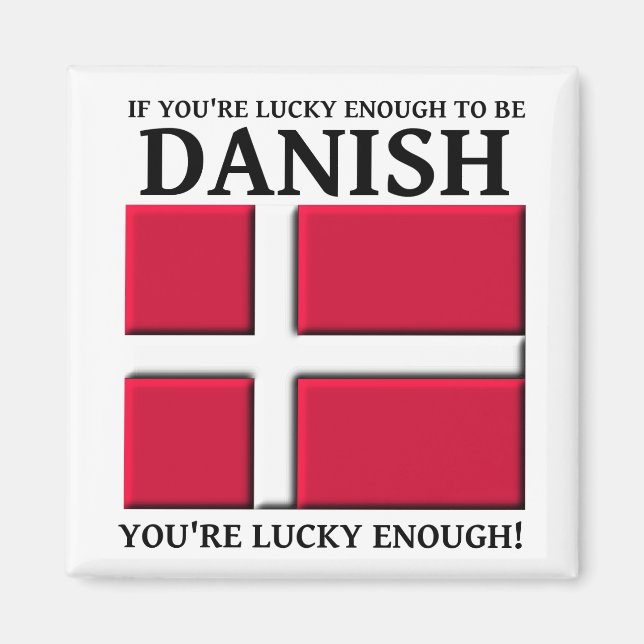 Tur nog att vara dansk magnet (Framsidan)