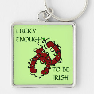 Tur nog att vara Irish Horseshoes Nyckelring