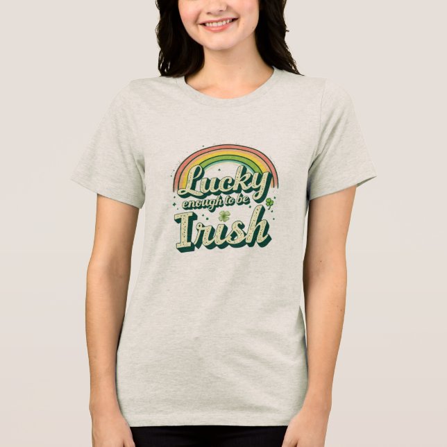 Tur nog att vara irländare t shirt (Framsida)