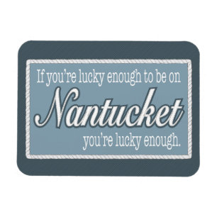 Tur nog att vara på Nantucket Fridge Magnet