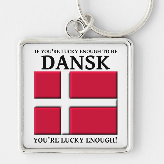 Tur nog har dansk dansk nyckelring (Framsidan)
