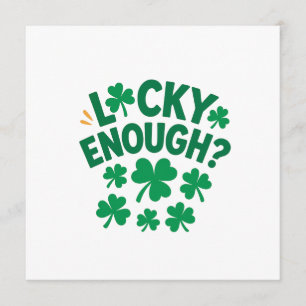 Tur nog? Kul St. Patrick's Day   Inbjudningar