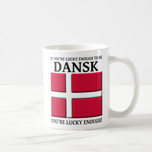 Tur nog vara Dansk dansk mugg (Höger)