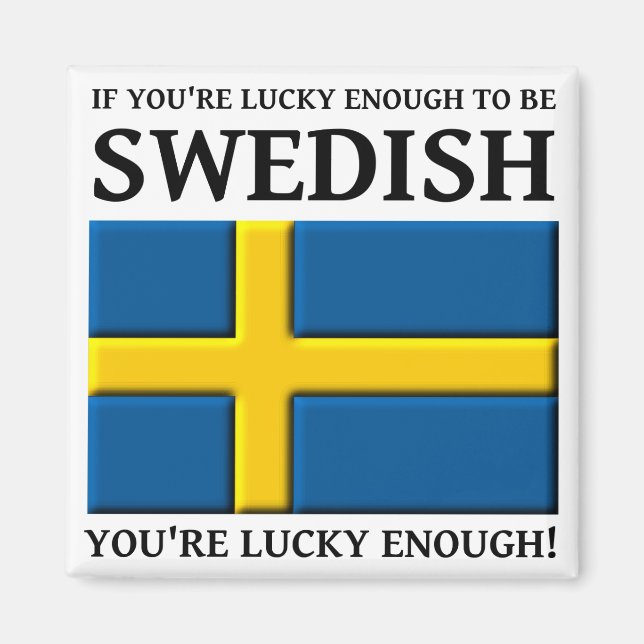Tur nog vara svensk magnet (Framsidan)