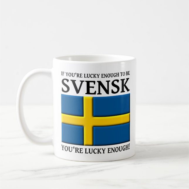 Tur nog vara Svensk Svensk mugg (Vänster)