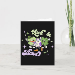Tur Och Botox Rolig Shamrock Sjuksköterska Injekto Kort